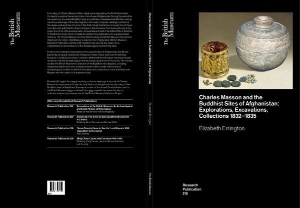 First page of “Charles Masson and the Buddhist Sites of Afghanistan: Explorations, Excavations, Collections 1832–1835, British Museum Research Publication 215, London 2017”