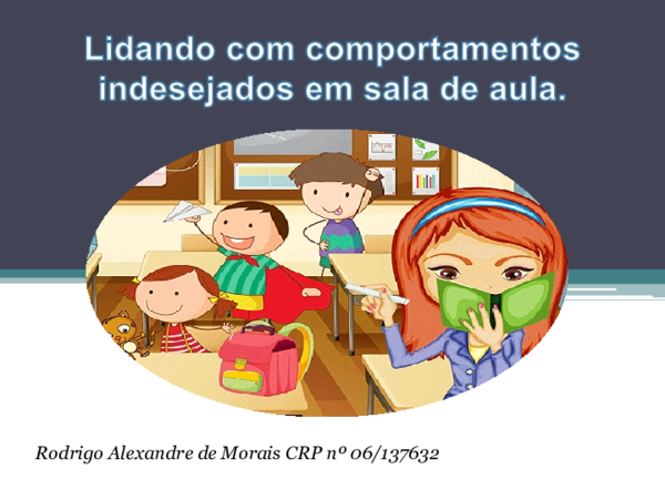 (PPT) Manejo de comportamentos Inadequados