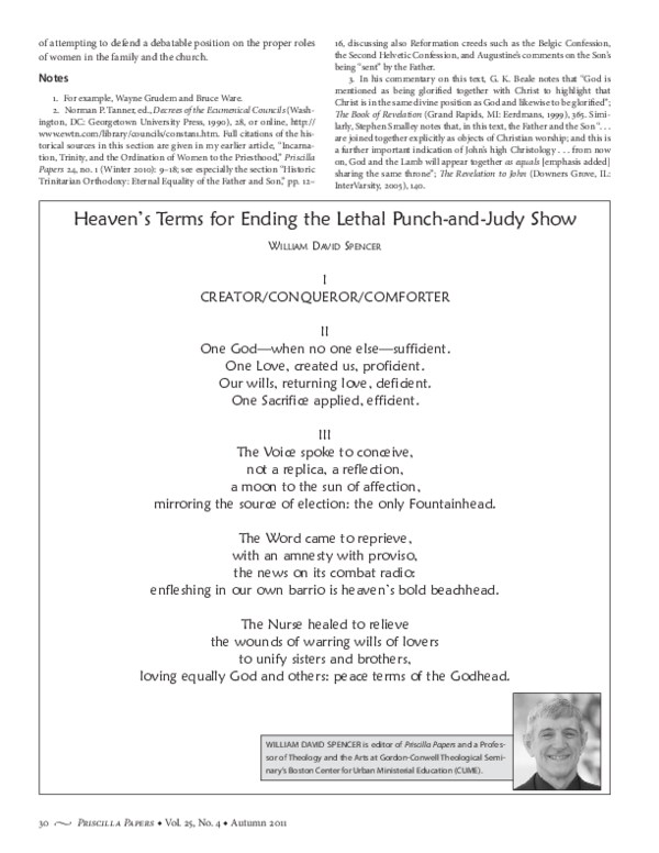 (PDF) Heaven's Terms for Ending the Lethal PunchandJudy Show CBE