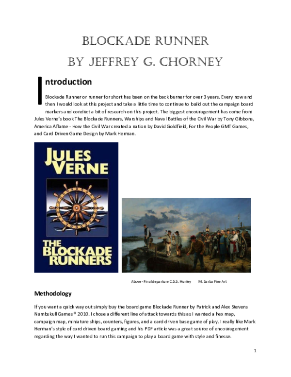(DOC) Blockade Runner.docx Jeff Chorney Academia.edu
