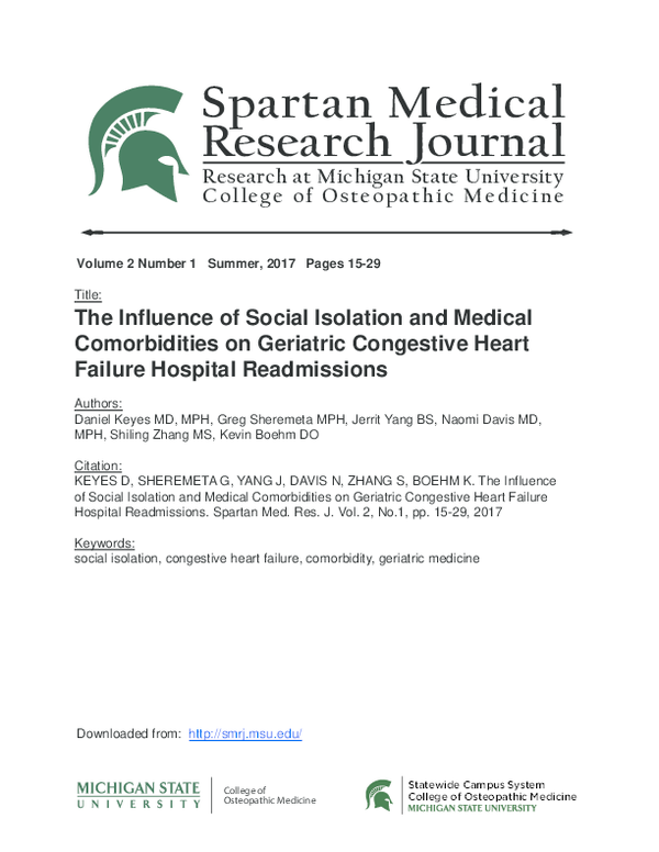 (PDF) The Influence of Social Isolation and Medical Comorbidities on ...