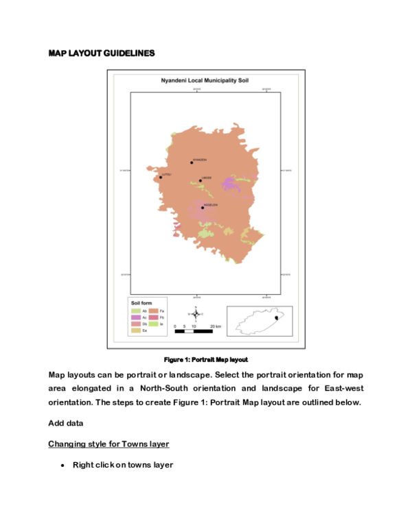 (PDF) MAP LAYOUT GUIDELINES Portrait