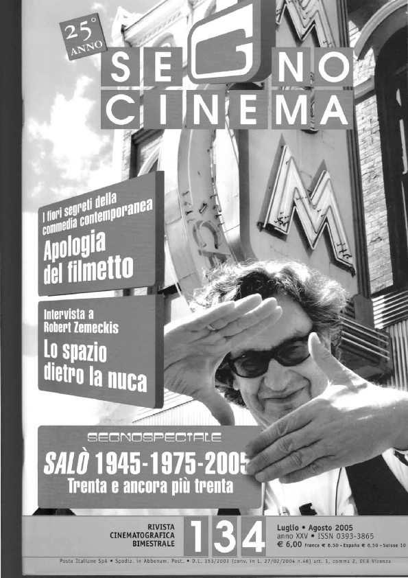 (PDF) Apologia del filmetto. I fiori segreti della commedia