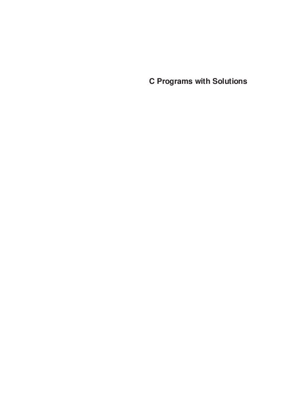 pdf c programs with solutions shyam sundar academia edu