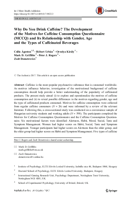 (PDF) Ágoston, C., Urbán, R., Király, O., Griffiths, M.D., et al. (2017 ...