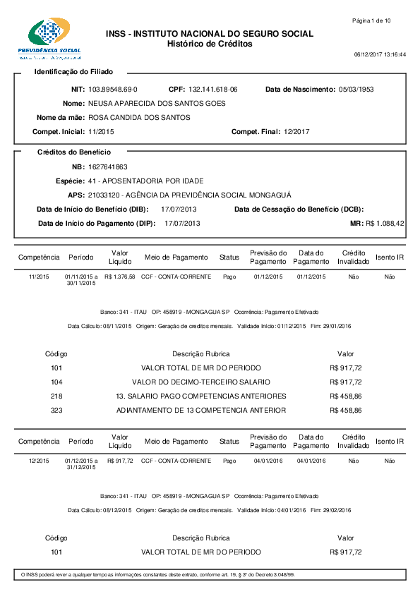 (PDF) INSS INSTITUTO NACIONAL DO SEGURO