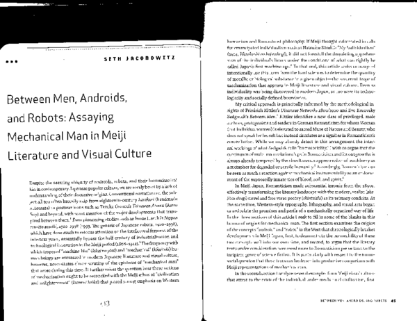 (PDF) Between Men, Androids and Robots | Seth Jacobowitz - Academia.edu
