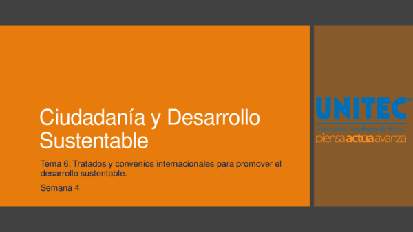 (PDF) Presentación Ciudadanía y Desarrollo Sustentable (Semana 4