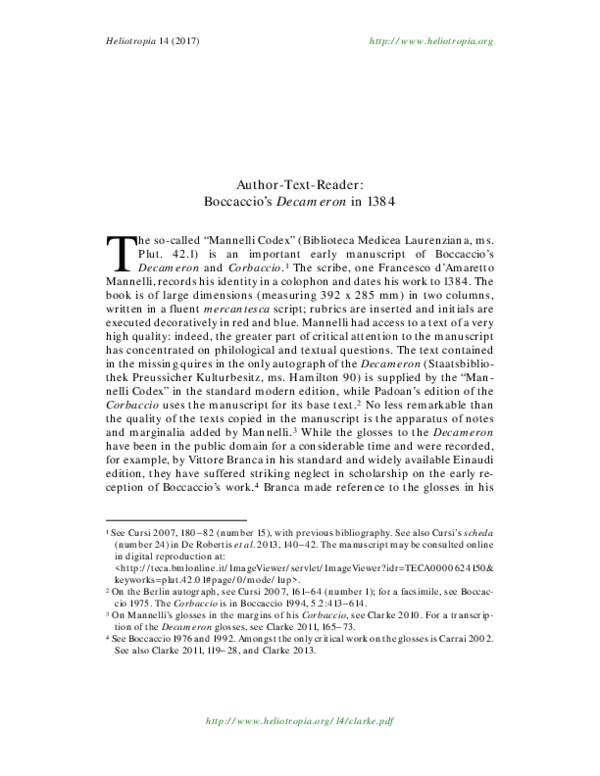 Decameron essays picture