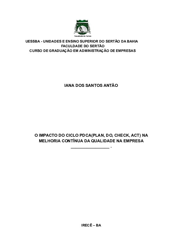 (DOC) TCC I