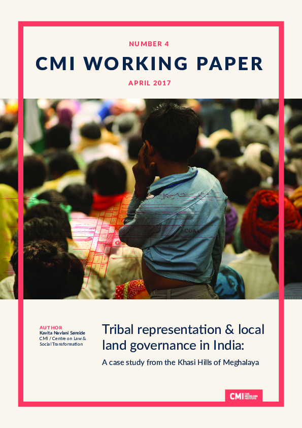 (PDF) Tribal representation & local land governance in India