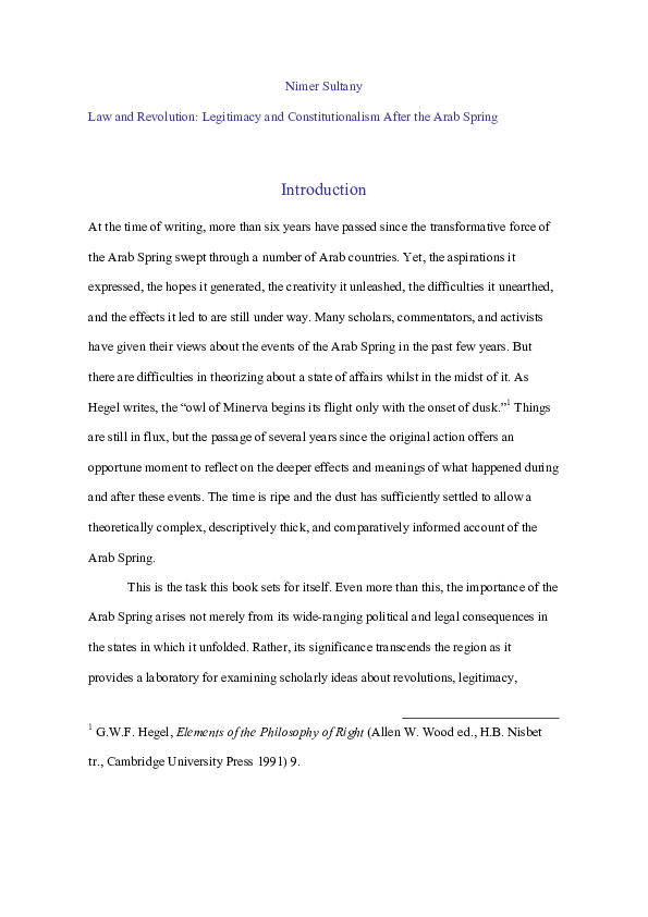 Pdf Introduction Law And Revolution Legitimacy And