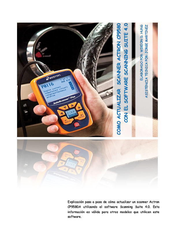 (PDF) como actualizar scanner actron CP9580A con el