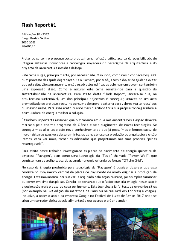 (DOC) Flash Report #1