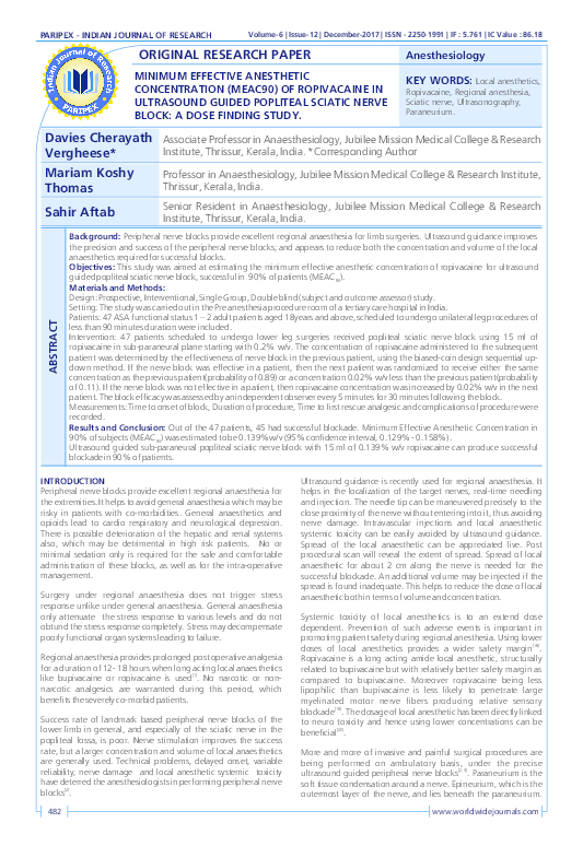(PDF) Anesthesiology MINIMUM EFFECTIVE ANESTHETIC CONCENTRATION (MEAC90