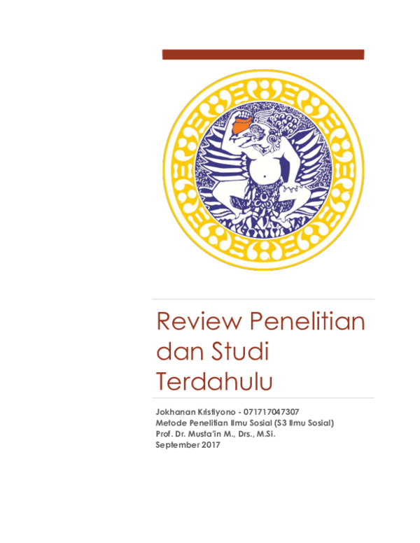 (PDF) REVIEW STUDI – RISET TERDAHULU