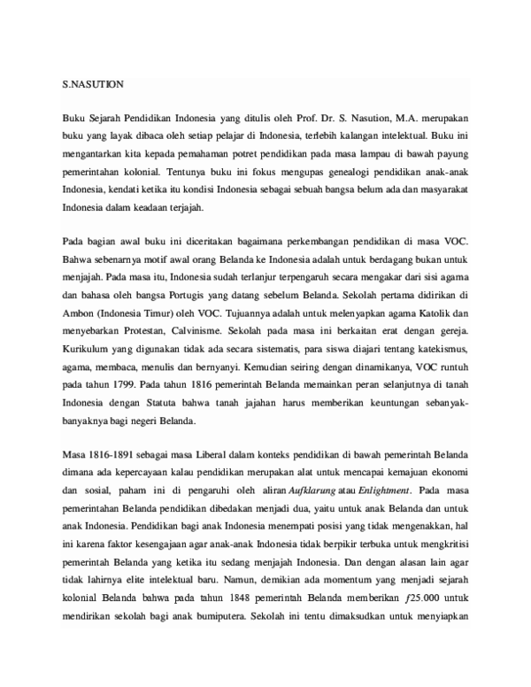 Ebook Sejarah Pendidikan Indonesia