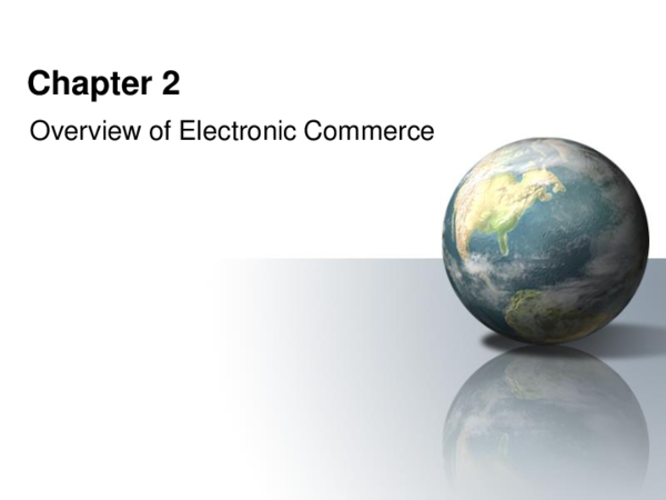 (PDF) Chapter 2 Overview of Electronic Commerce
