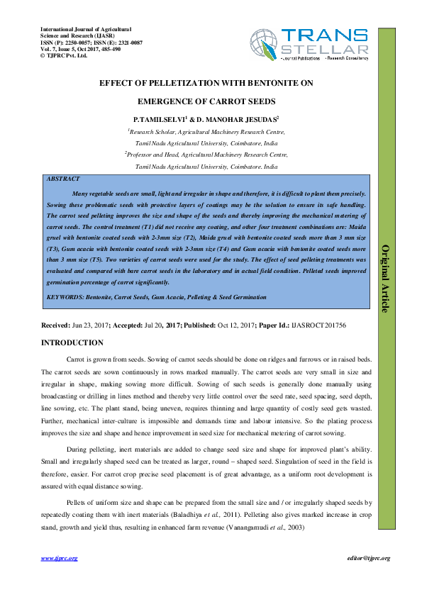 Carrot research paper image