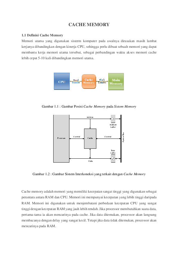 What is a cache picture