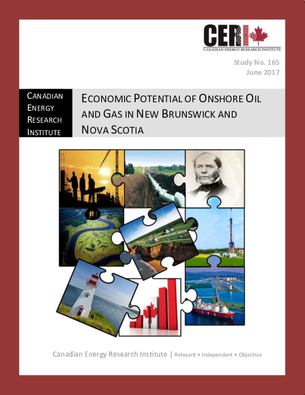 (PDF) ECONOMIC POTENTIAL OF ONSHORE OIL AND GAS IN NEW BRUNSWICK AND