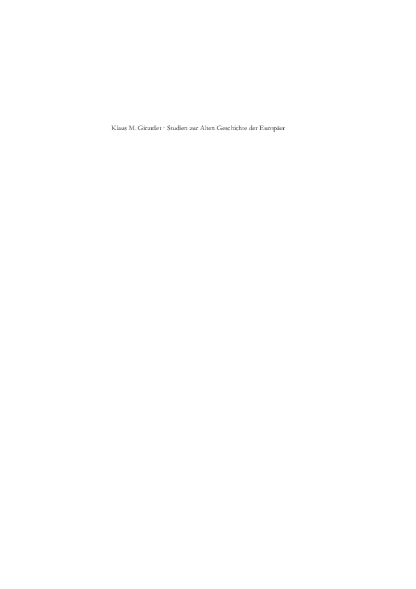 Pdf Studien Zur Alten Geschichte Der Europäer Klaus - 