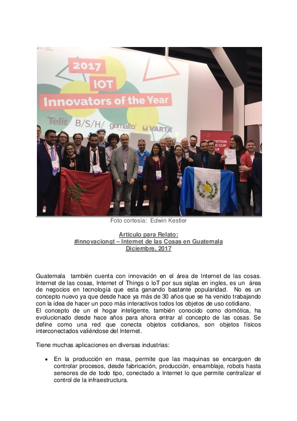 (DOC) de las Cosas en Guatemala al 2017 Maria Zaghi (DOC) de las Cosas en Guatemala al 2017 Maria Zaghi