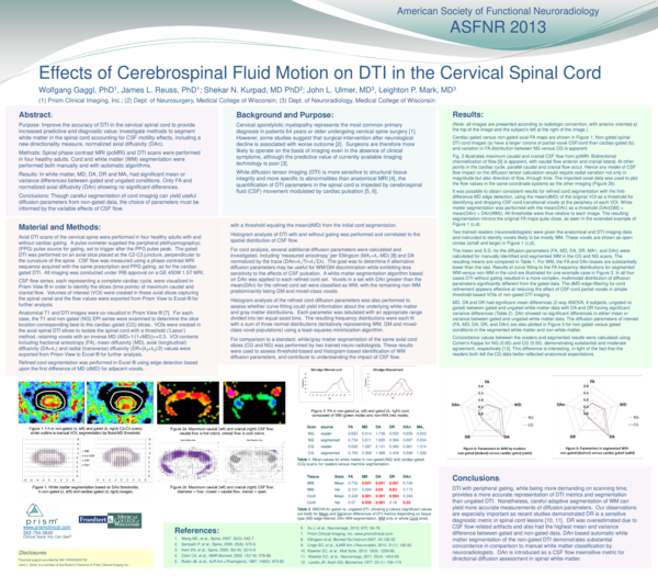(PDF) Effects of Cerebrospinal Fluid Motion on DTI in the Cervical ...