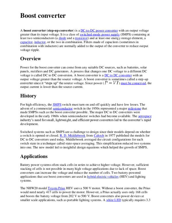 (DOC) Boost converter