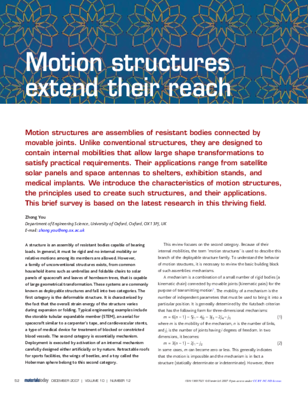 (PDF) Motion structures extend their reach