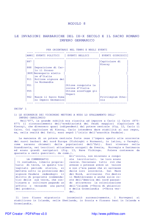 (PDF) MODULO 8 LE INVASIONI BARBARICHE DEL IXX SECOLO E IL SACRO ROMANO IMPERO GERMANICO Mary (PDF) MODULO 8 LE INVASIONI BARBARICHE DEL IXX SECOLO E IL SACRO ROMANO IMPERO GERMANICO Mary