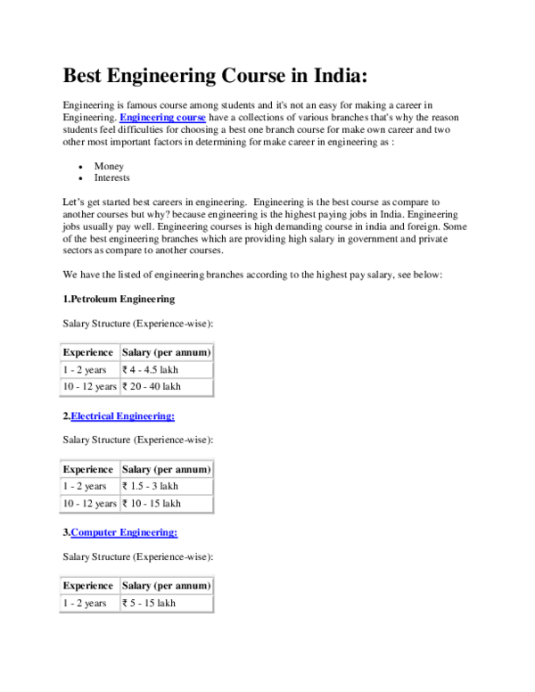 (DOC) Best Engineering Course in India srm university Academia.edu
