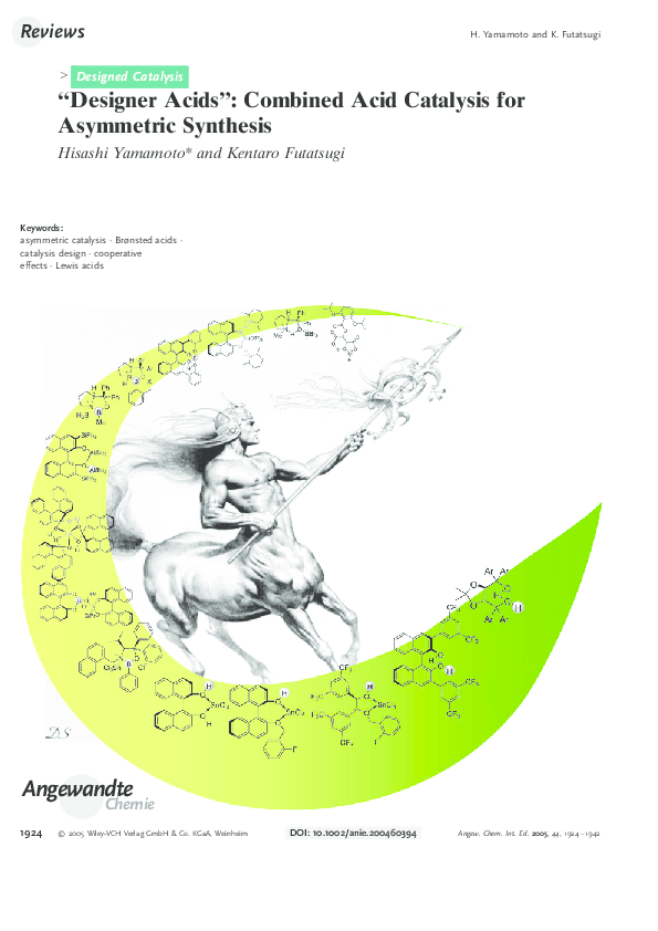 (PDF) ?Designer Acids?: Combined Acid Catalysis for Asymmetric Synthesis