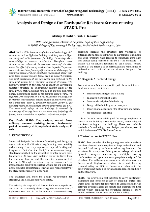 Thesis on earthquake resistant building picture