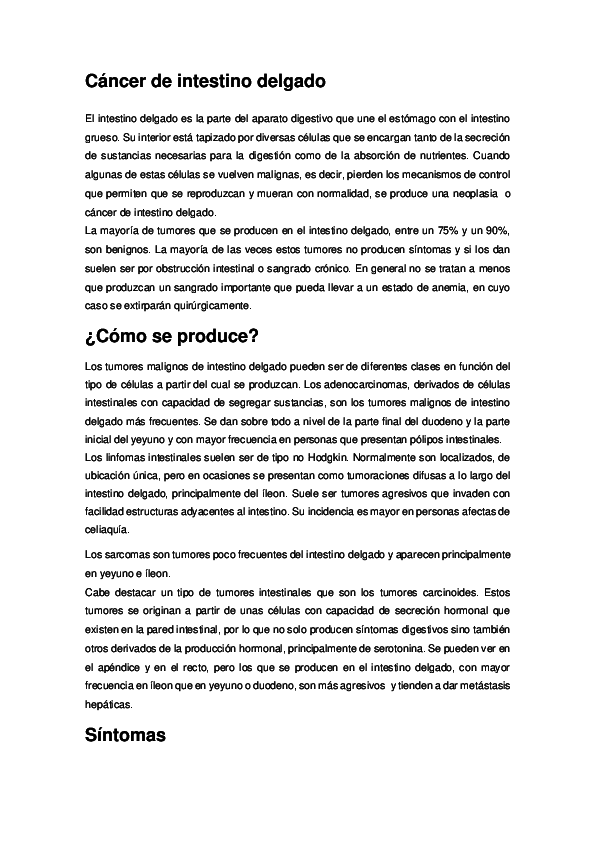 (DOC) Cáncer de intestino delgado Grace Brito Academia.edu (DOC) Cáncer de intestino delgado Grace Brito Academia.edu