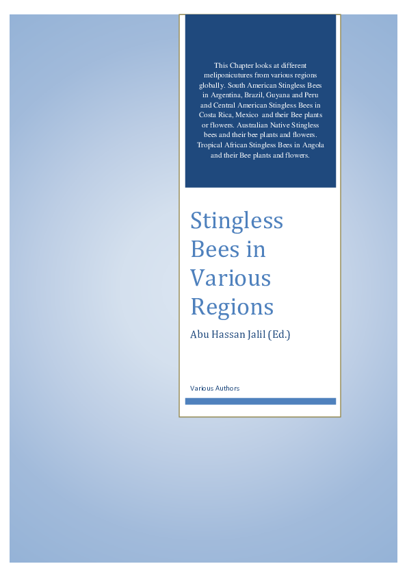 (PDF) Stingless Bees in Various Regions