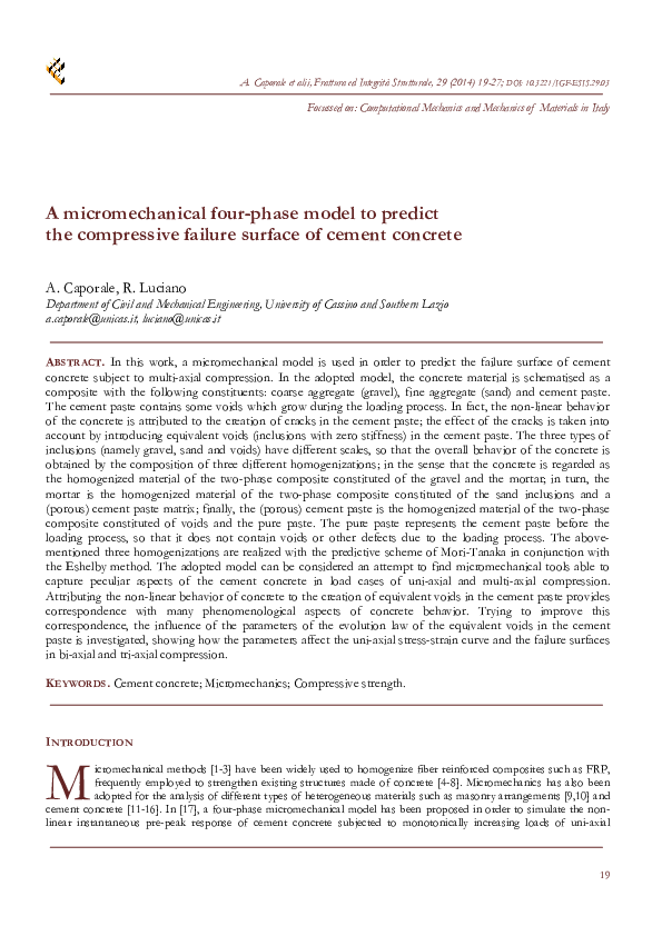 (PDF) A micromechanical four-phase model to predict the compressive ...
