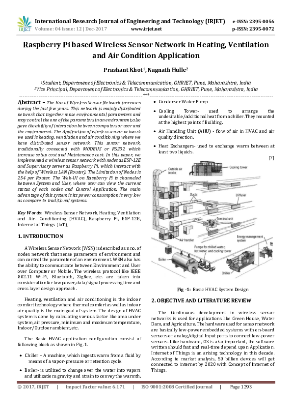 (PDF) Raspberry Pi based Wireless Sensor Network in Heating ...
