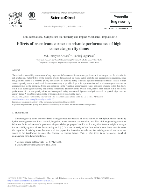 (PDF) Effects of re-entrant corner on seismic performance of high ...