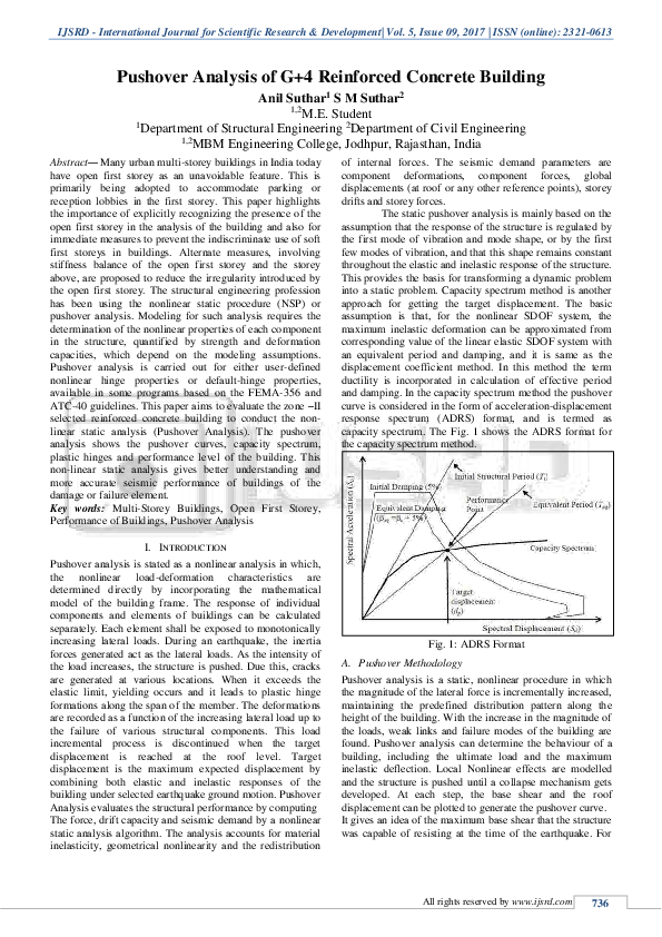 (PDF) Pushover Analysis of G+4 Reinforced Concrete Building