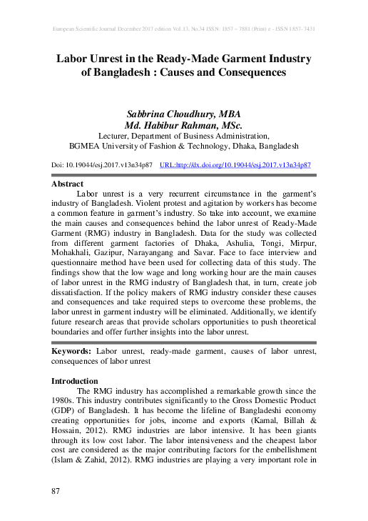 Labor unrest 1800s image