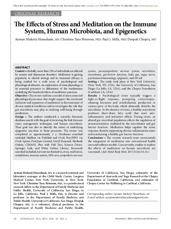 Epigenetics food list image