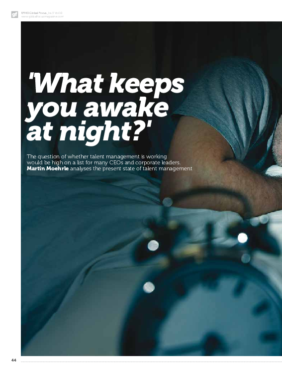 (PDF) 'What keeps you awake at night?' Martin Moehrle Academia.edu