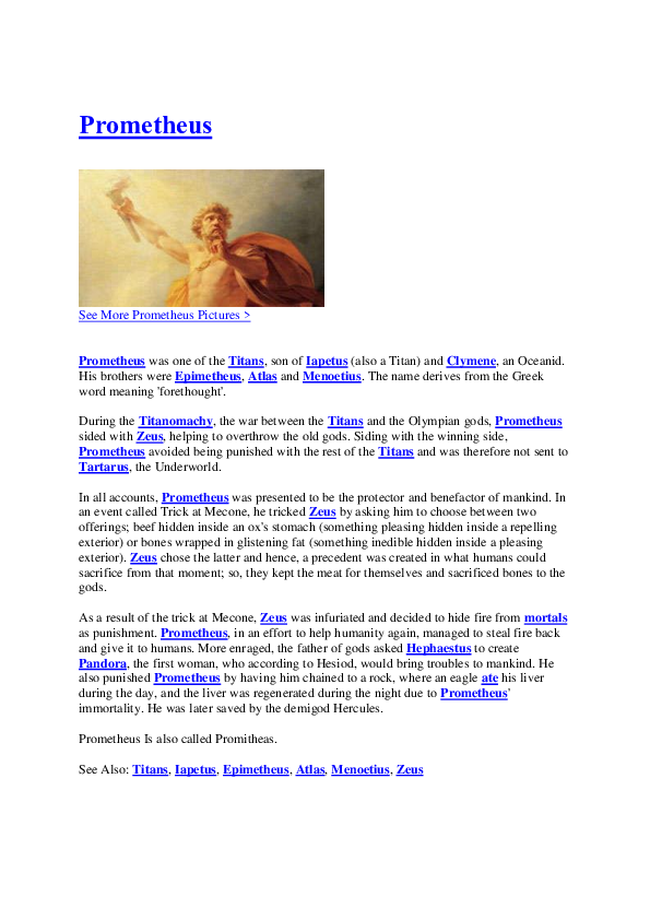 (DOC) Prometheus