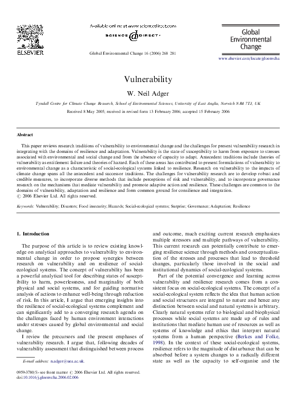 (PDF) VulnerabilityAdger