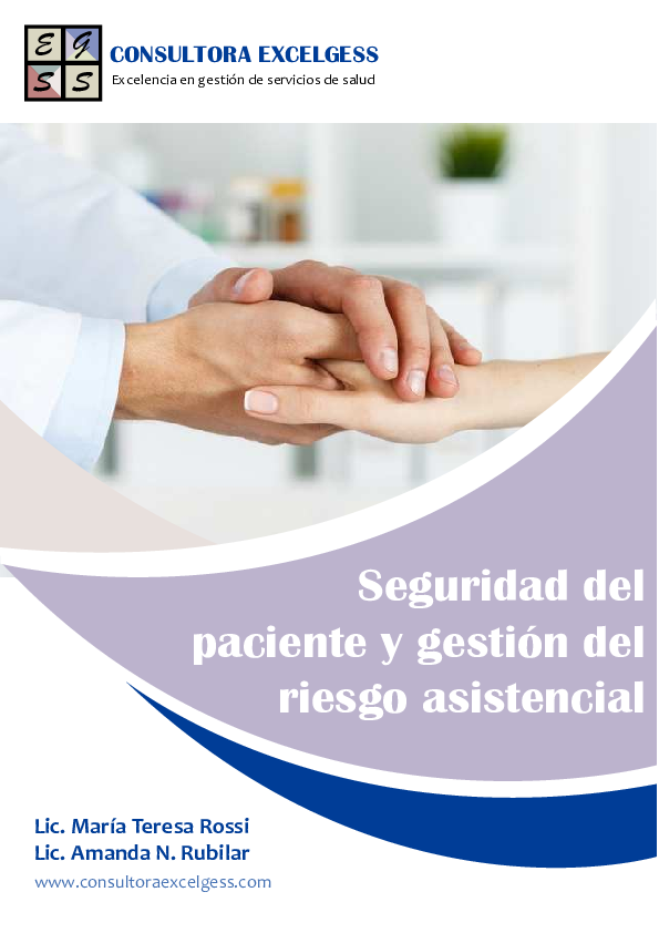 (PDF) Seguridad del paciente y gestión del riesgo asistencial