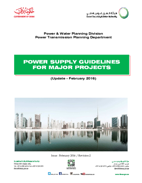 (PDF) Power & Water Planning Division Power Transmission Planning