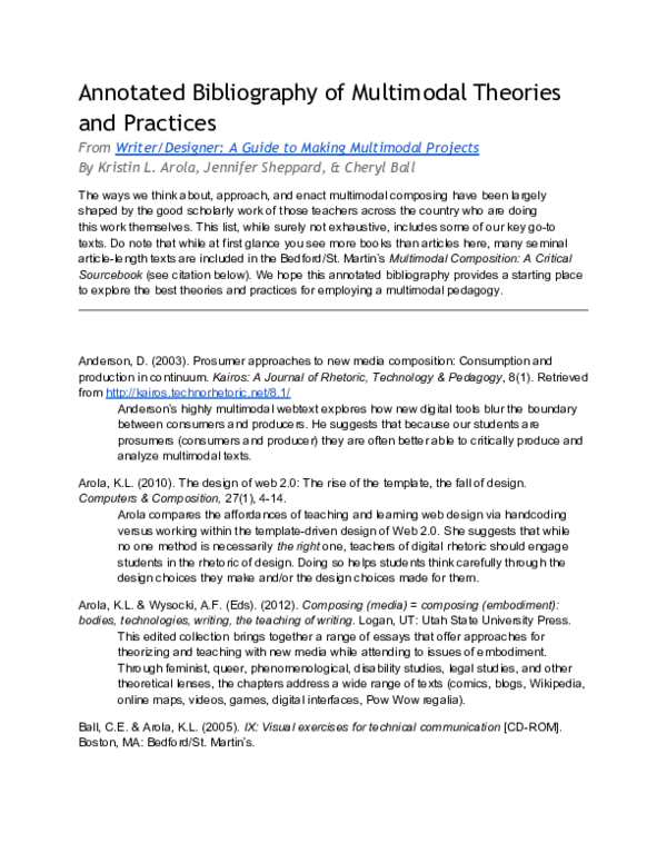 Annotated bibliography designer babies picture