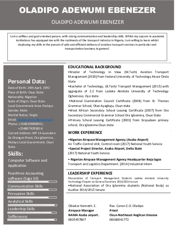 (DOC) EDUCATIONAL BACKGROUND Oladipo Adewumi Academia.edu