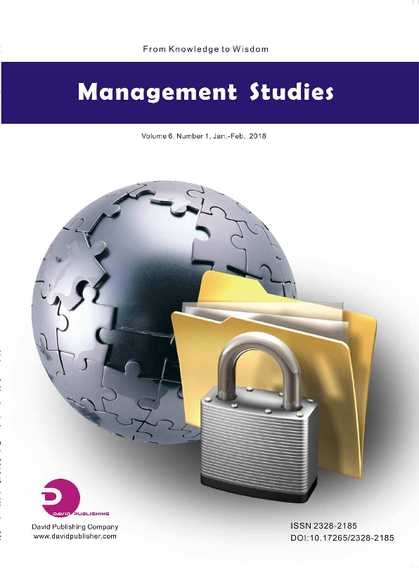 (PDF) Management Studies (ISSN 2328-2185) Vol.6, No.1, 2018